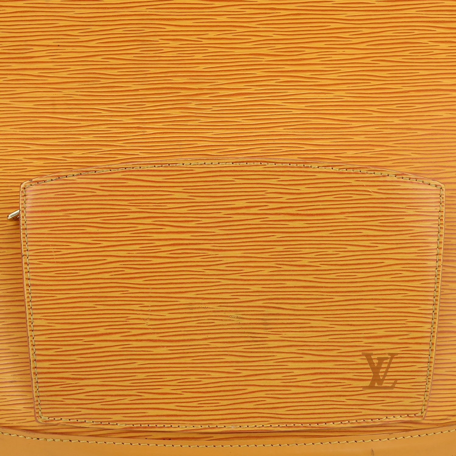 Sac à dos Louis Vuitton Gobelins - Backpack en cuir épi jaune - Detail D1