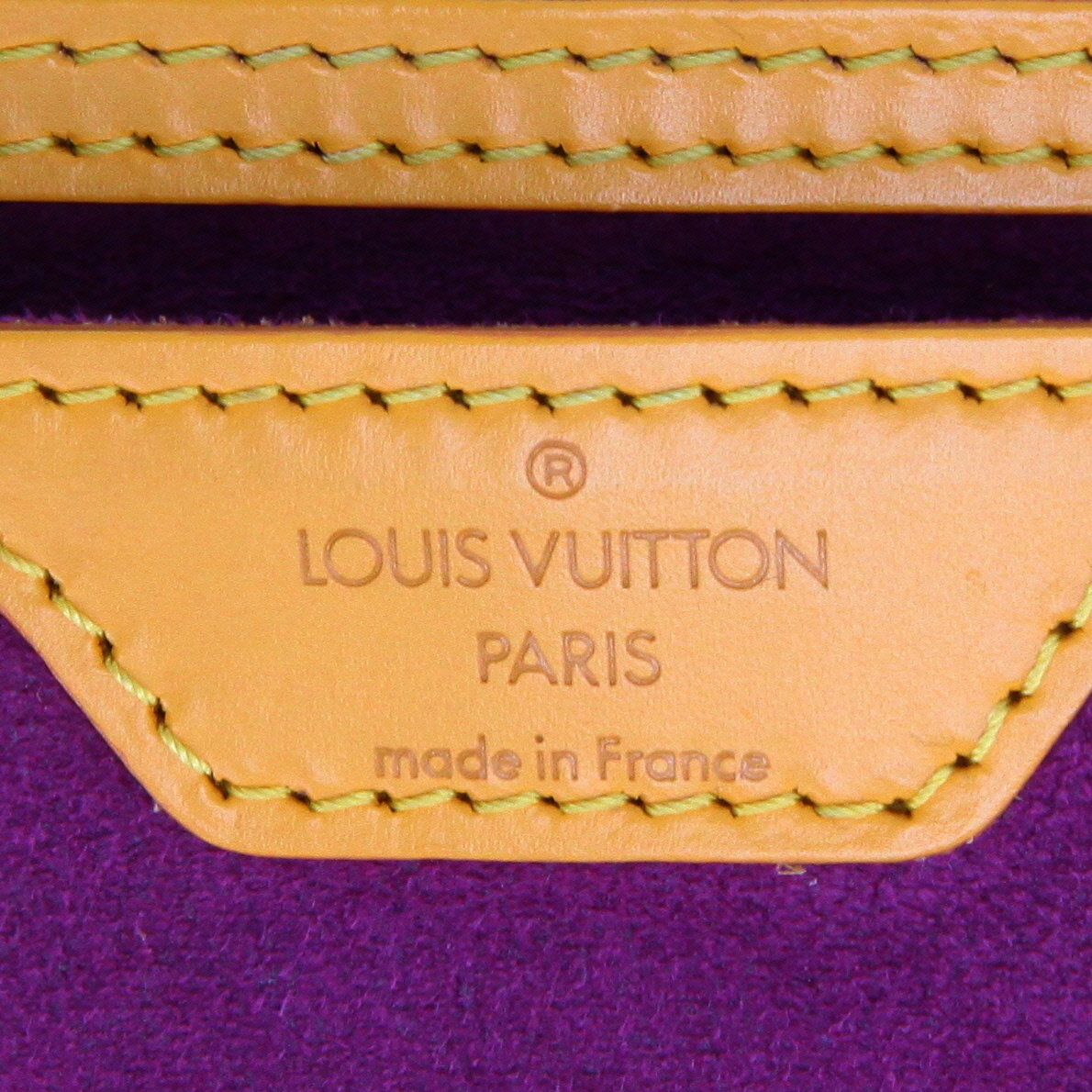 Louis Vuitton Gobelins - Backpack backpack in yellow epi leather - Detail D9