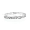 Cartier Love pavé bracelet in white gold and diamonds, size 17 - 360 thumbnail