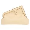 Pochette Fendi  First Petit in pelle beige - Detail D2 thumbnail