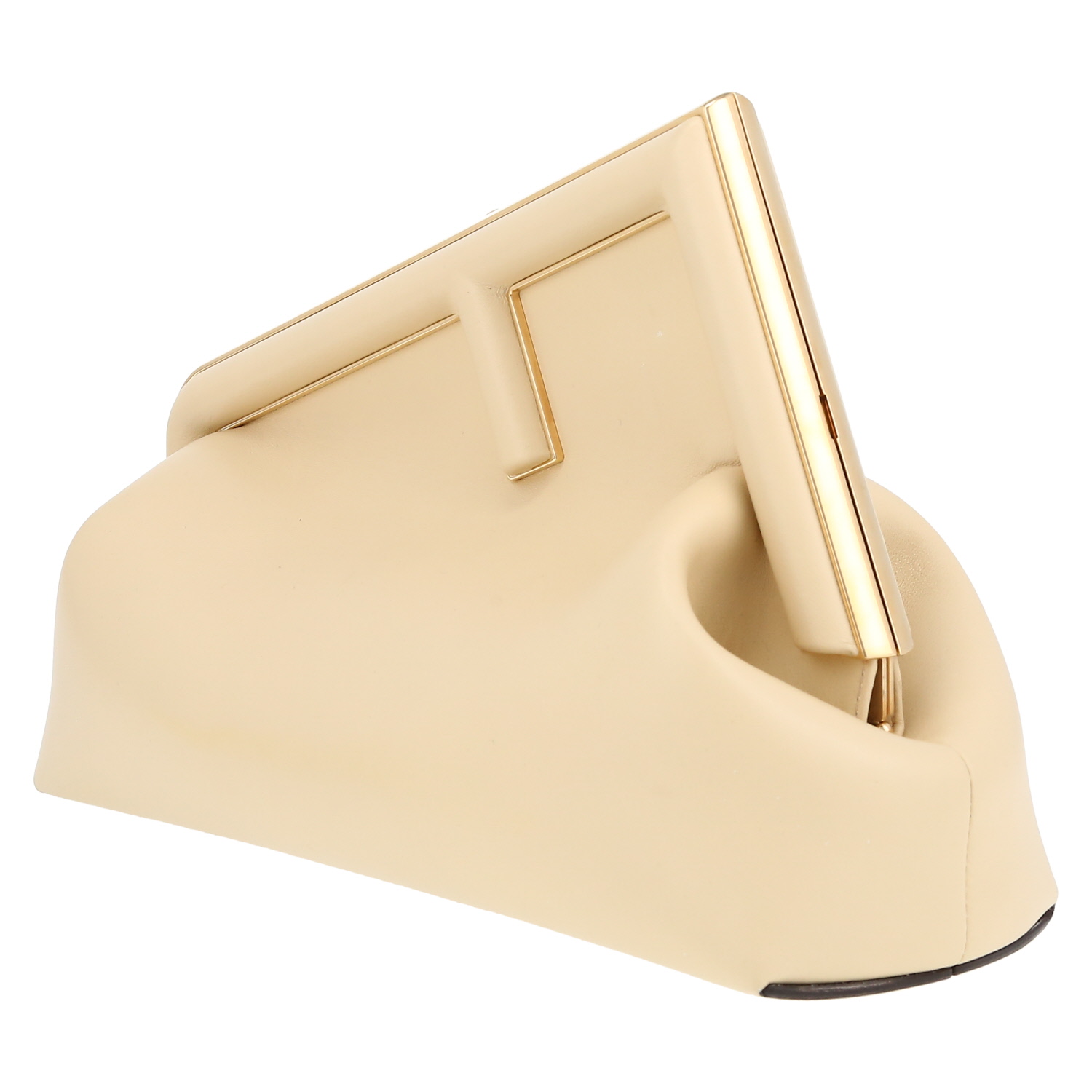 Pochette Fendi  First Petit in pelle beige - Detail D3