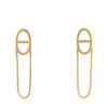 Hermès Danaé earrings in yellow gold - 00pp thumbnail