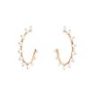 Hermès  earrings in pink gold and cultured pearls - 00pp thumbnail