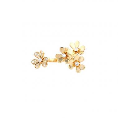 Van Cleef & Arpels Frivole en or jaune et diamants