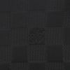 Borsa portadocumenti Louis Vuitton  Porte documents Voyage in tela a scacchi nera e pelle nera - Detail D1 thumbnail