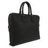 Louis Vuitton  Porte documents Voyage briefcase  in black damier canvas  and black leather - Detail D6 thumbnail