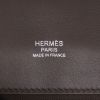 Sac bandoulière Hermès  Berline en cuir Swift gris - Detail D2 thumbnail
