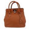 Hermès  Tool Box handbag  in gold Swift leather - 360 thumbnail