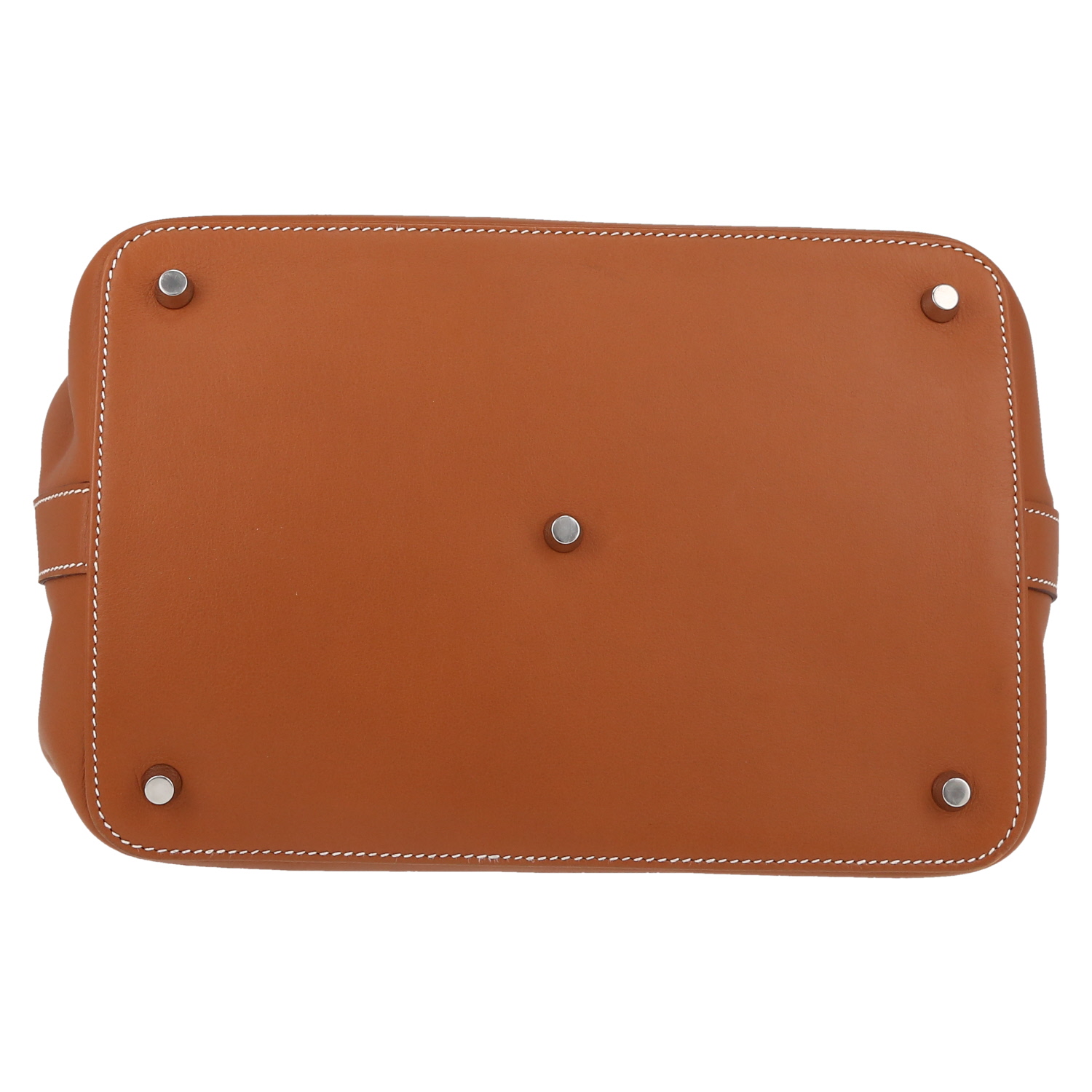 Borsa Hermès  Tool Box in pelle Swift gold - Detail D1