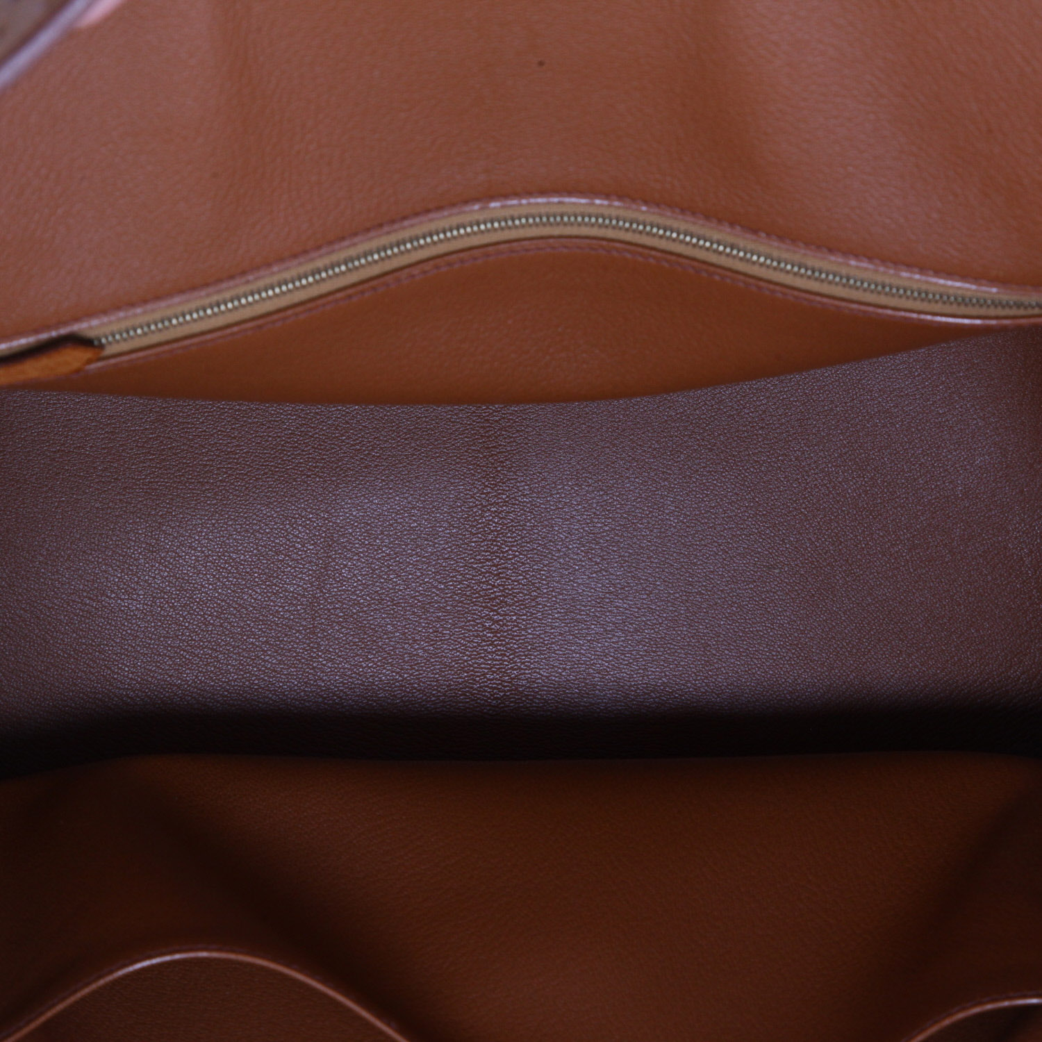 Sac à main Hermès  Birkin 40 cm en autruche gold - Detail D3