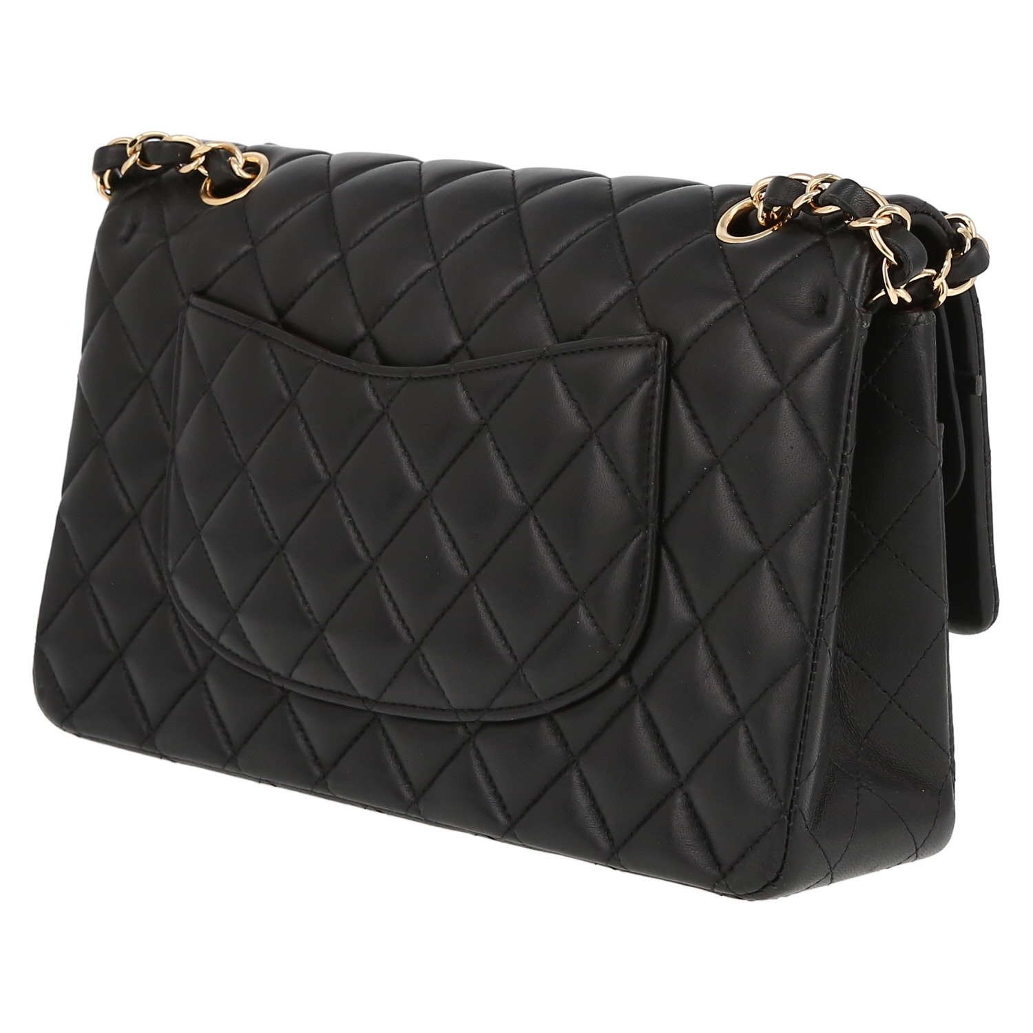 Borsa Chanel  Timeless in pelle trapuntata nera - Detail D5