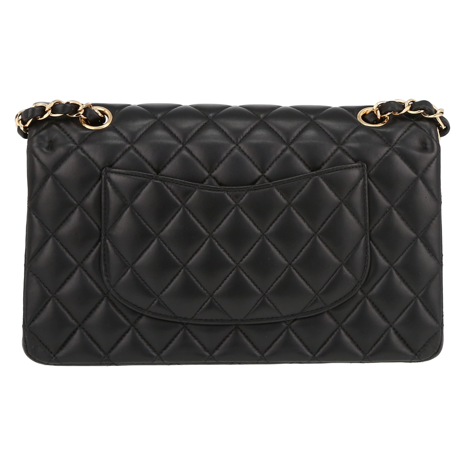 Chanel  Timeless handbag  in black quilted leather - Detail D7