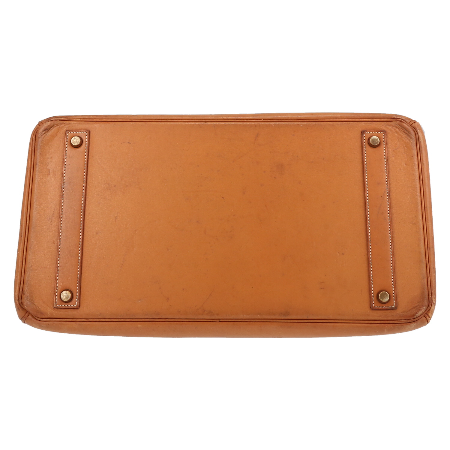 Sac à main Hermès  Birkin 40 cm en cuir naturel - Detail D4