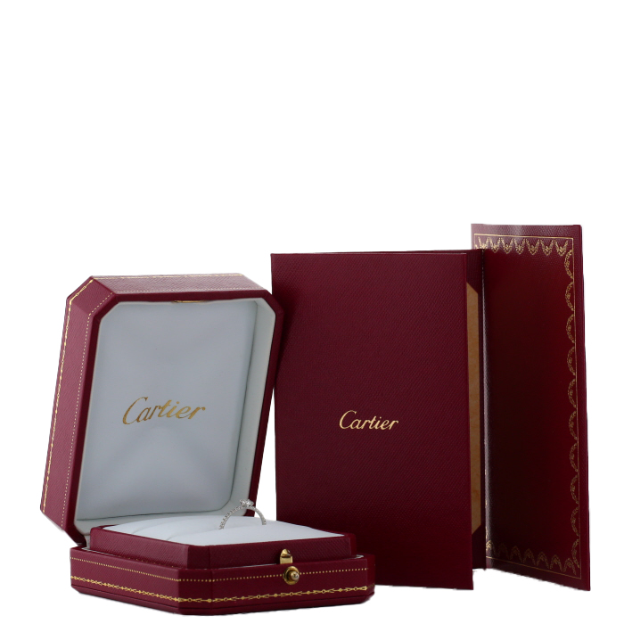 Sortija Cartier Etincelle de platino y diamantes - Detail D2