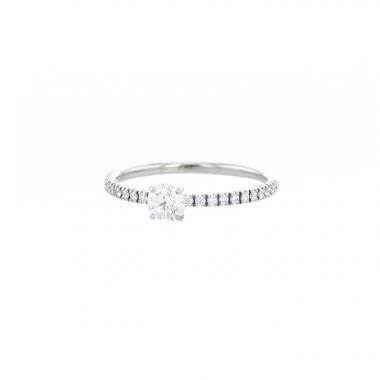 Sortija Cartier Etincelle de platino y diamantes