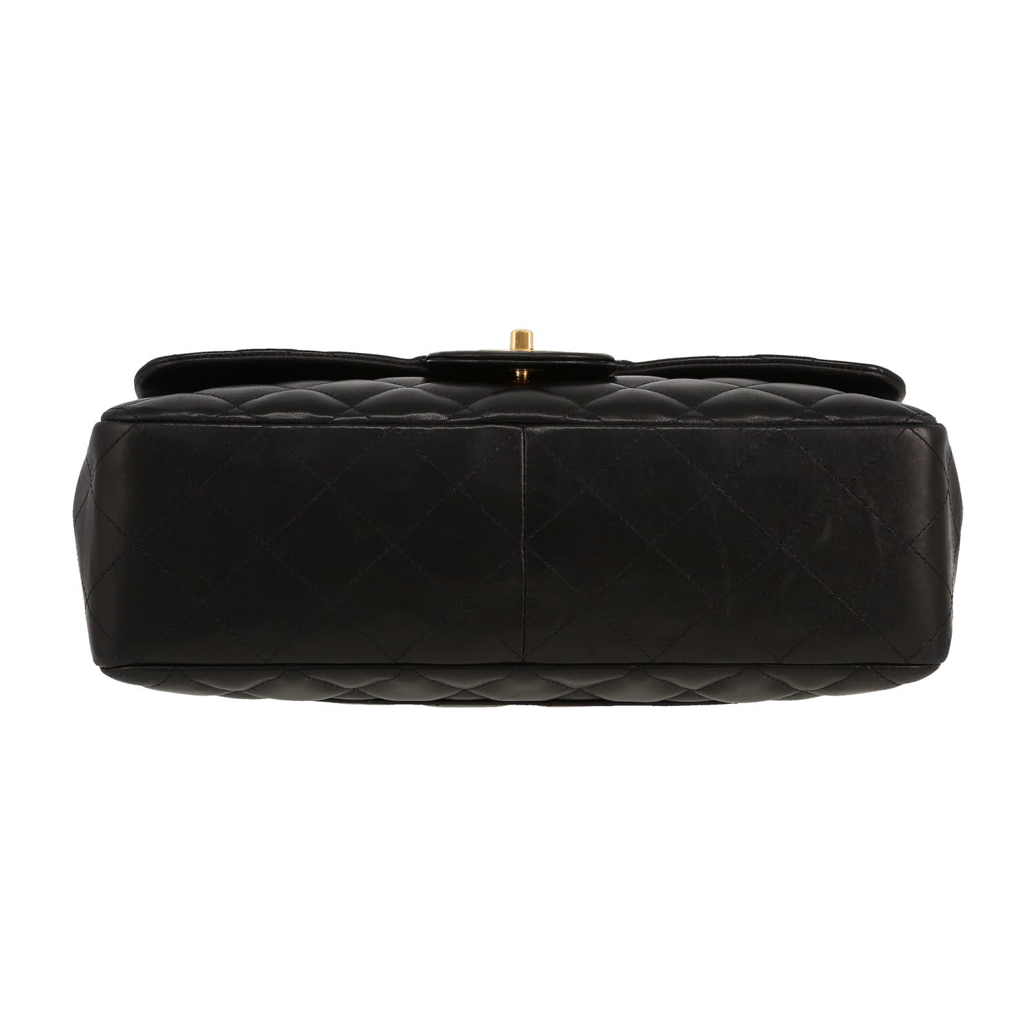 Bolso bandolera Chanel  Timeless Jumbo en cuero acolchado negro - Detail D1