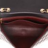 Chanel  Timeless Jumbo shoulder bag  in black quilted leather - Detail D3 thumbnail