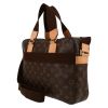 Louis Vuitton  Bosphore bag  in brown monogram canvas  and natural leather - Detail D5 thumbnail