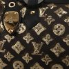 Bolso de mano Louis Vuitton   en lona Monogram marrón y lentejuelas doradas - Detail D1 thumbnail