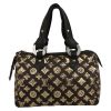 Borsa Louis Vuitton   in tela monogram marrone e paillettes dorate - Detail D2 thumbnail