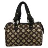 Borsa Louis Vuitton   in tela monogram marrone e paillettes dorate - Detail D7 thumbnail