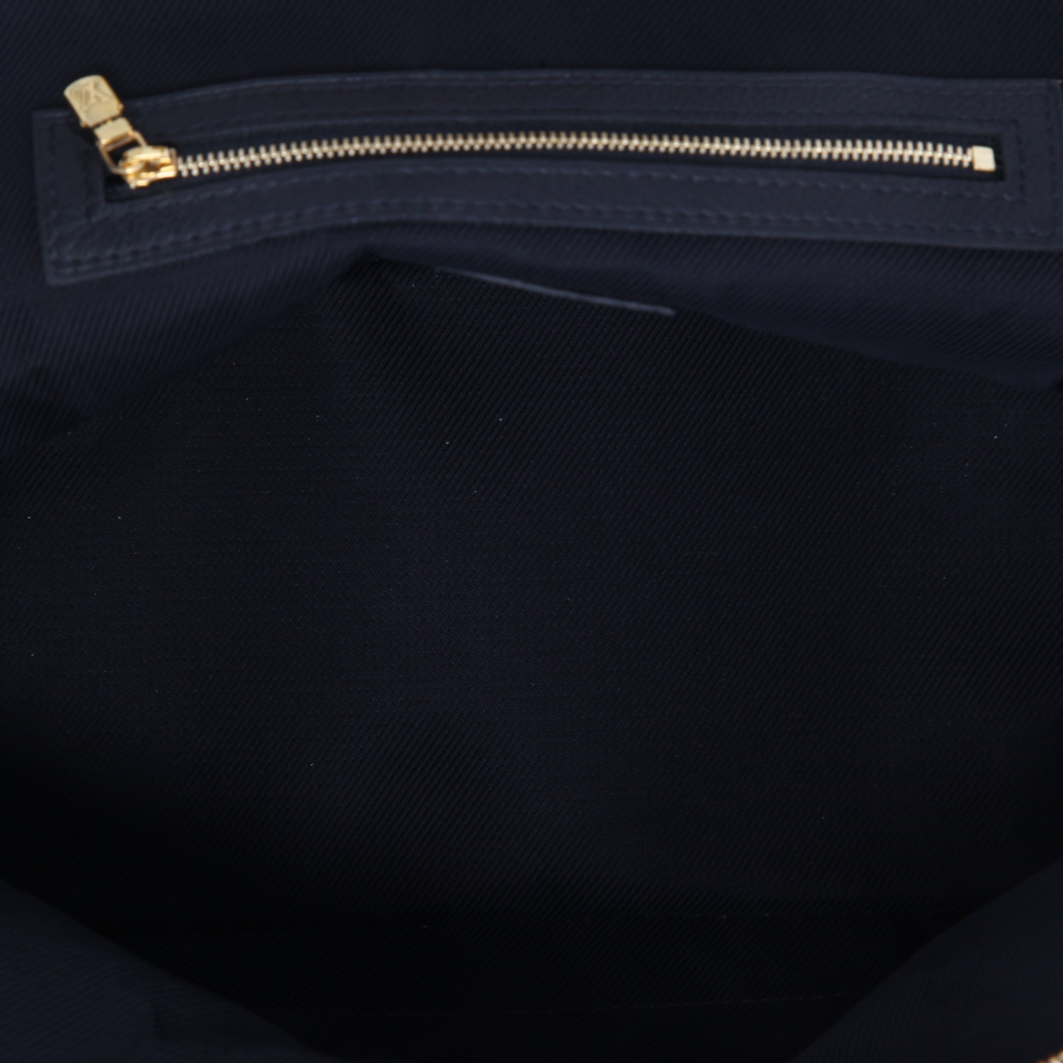 Louis Vuitton  Mon Double Jeu Néo Alma handbag  in black monogram leather  and bronze canvas - Detail D8