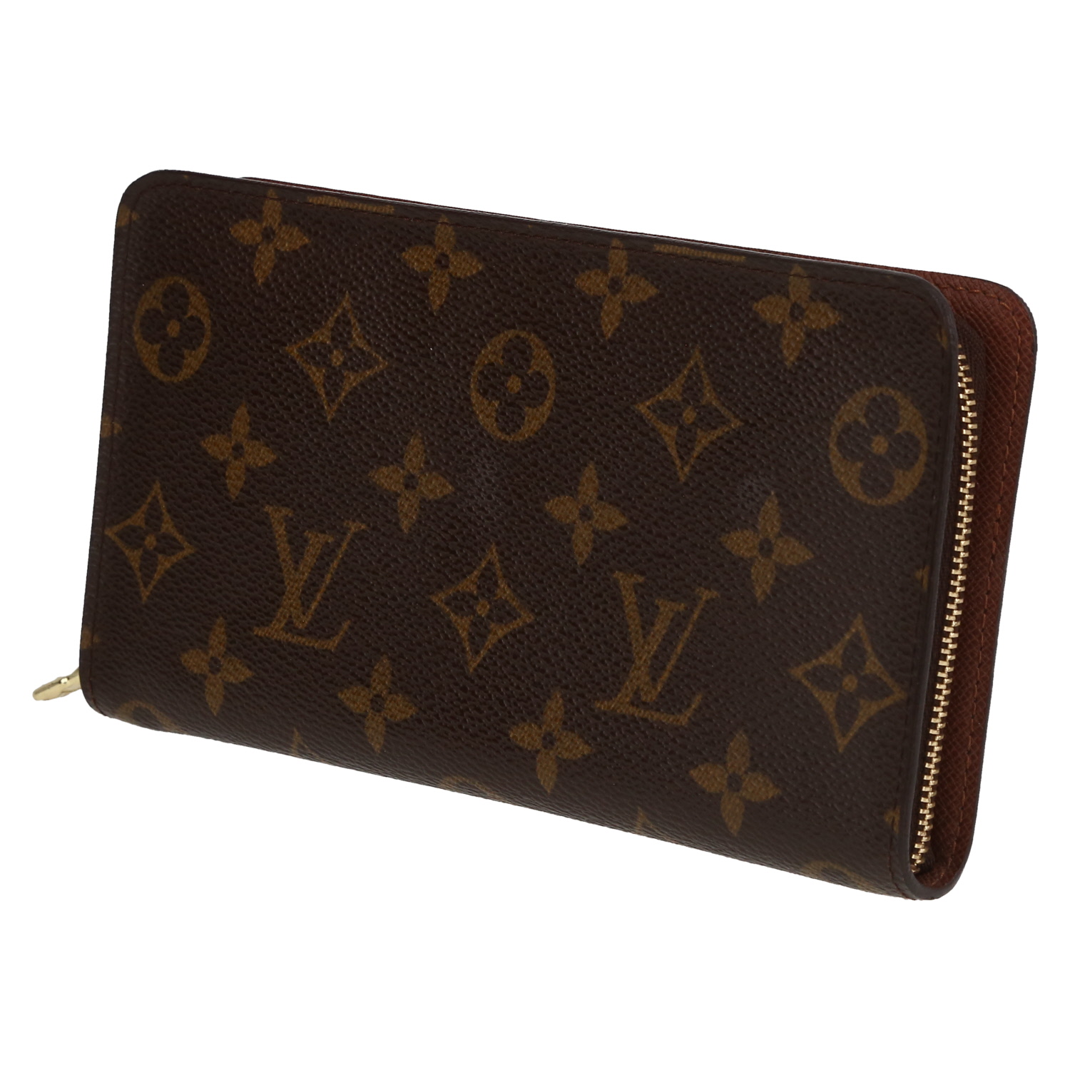 Portafogli Louis Vuitton   in tela monogram cerata marrone - Detail D6