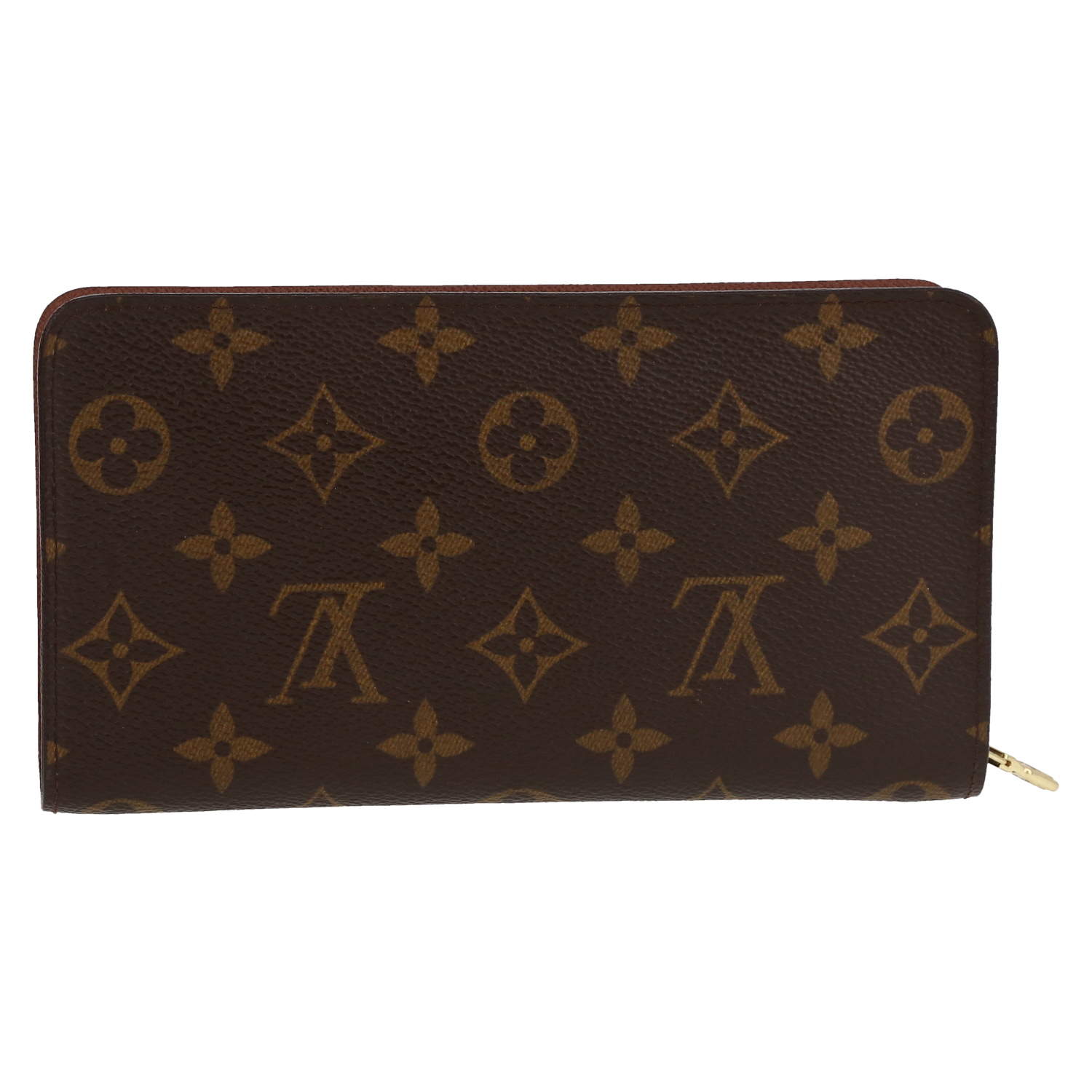 Billetera Louis Vuitton   en lona Monogram revestida marrón - Detail D7