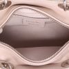 Dior  Lady Dior handbag  in green and silver canvas  and pink leather - Detail D3 thumbnail