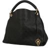 Bolso de mano Louis Vuitton  Artsy modelo mediano  en cuero monogram huella negro - 00pp thumbnail