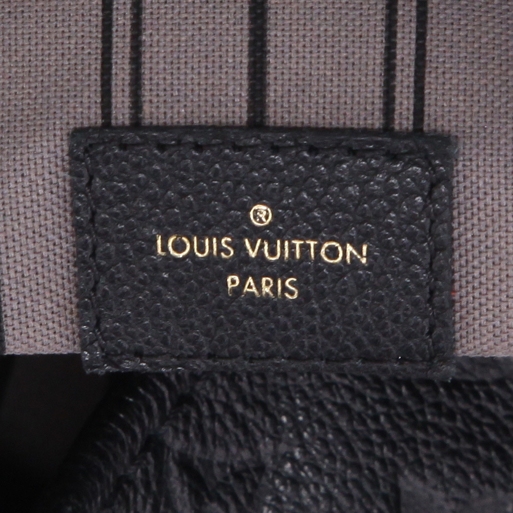 Bolso de mano Louis Vuitton  Artsy modelo mediano  en cuero monogram huella negro - Detail D9