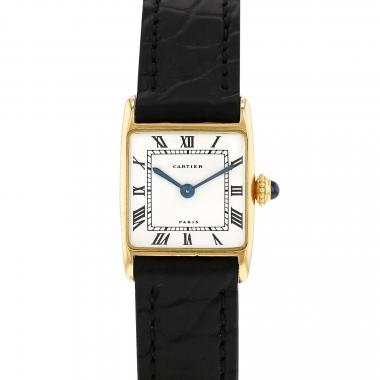 Reloj Cartier Tank Arrondie de oro amarillo 18k Circa 1970