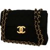 Chanel  Timeless Jumbo handbag  in black canvas - 00pp thumbnail