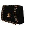 Chanel  Timeless Jumbo handbag  in black canvas - Detail D3 thumbnail
