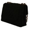 Chanel  Timeless Jumbo handbag  in black canvas - Detail D5 thumbnail
