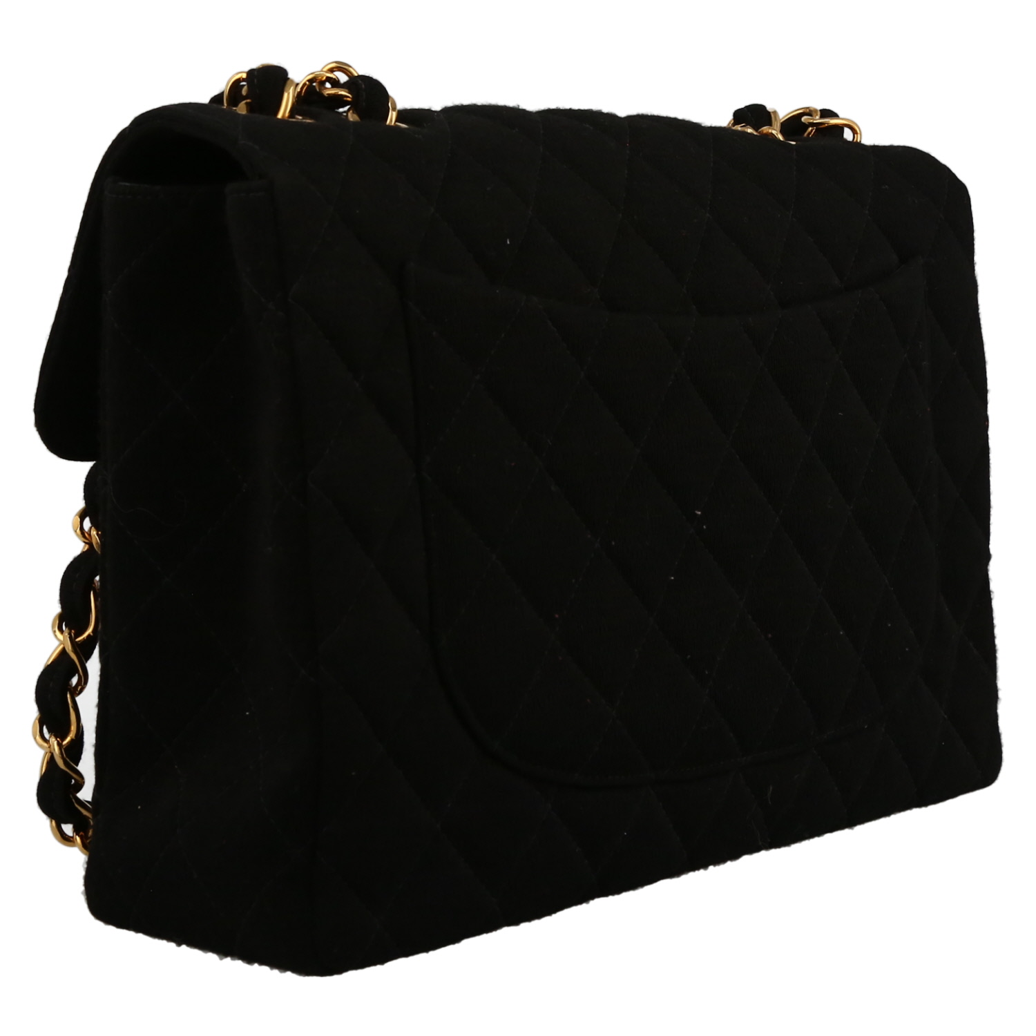 Borsa Chanel  Timeless Jumbo in tela nera - Detail D6