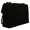 Chanel  Timeless Jumbo handbag  in black canvas - Detail D6 thumbnail