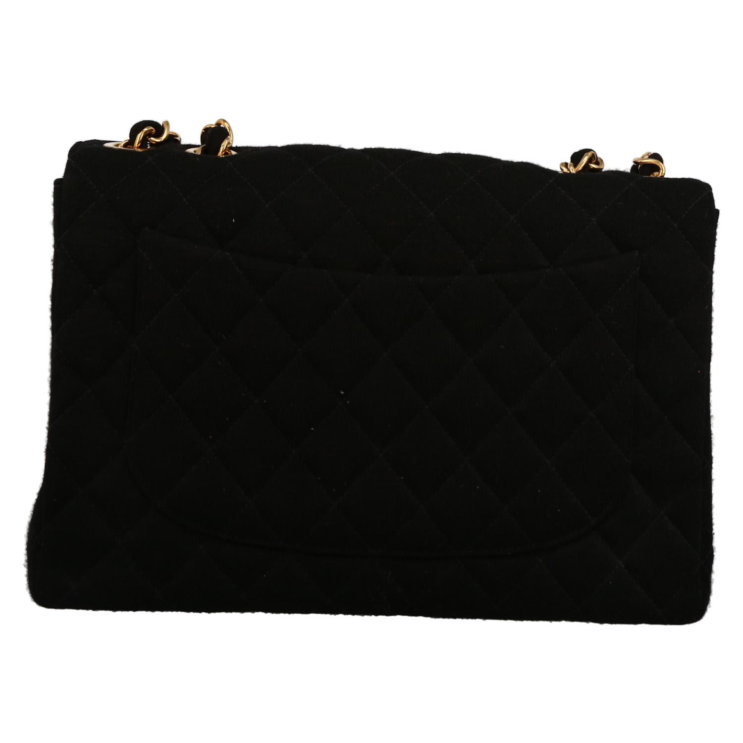 Borsa Chanel  Timeless Jumbo in tela nera - Detail D7