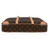 Louis Vuitton  Porte documents Voyage briefcase  in brown monogram canvas  and natural leather - Detail D4 thumbnail