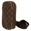 Bolso bandolera Louis Vuitton  Gange en lona Monogram marrón y cuero natural - Detail D3 thumbnail