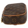 Bolso bandolera Louis Vuitton  Gange en lona Monogram marrón y cuero natural - Detail D4 thumbnail