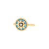 Bague Dior Rose des vents en or jaune, turquoise et diamant - 00pp thumbnail