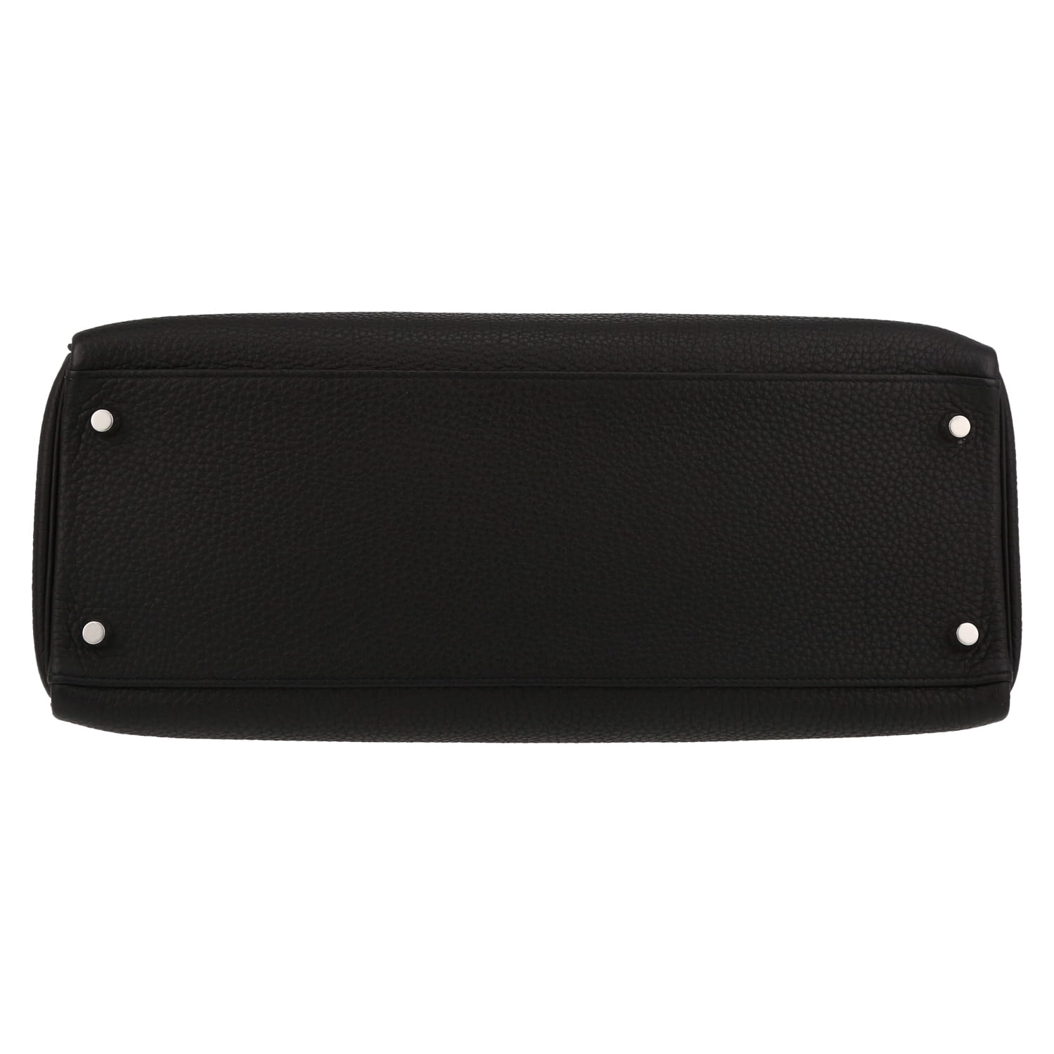 Hermès  Kelly 35 cm handbag  in black togo leather - Detail D1