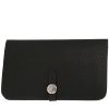 Billetera Hermès  Dogon - Pocket Hand en cuero togo negro - 00pp thumbnail