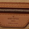 Shopping bag Louis Vuitton  Babylone in tela monogram marrone e pelle naturale - Detail D9 thumbnail