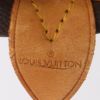 Bolsa de viaje Louis Vuitton  Keepall 60 en lona Monogram marrón y cuero natural - Detail D1 thumbnail