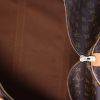Borsa da viaggio Louis Vuitton  Keepall 60 in tela monogram marrone e pelle naturale - Detail D8 thumbnail