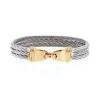 Fred Force 10 bracelet in yellow gold and stainless steel - 360 thumbnail