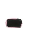 Chanel  Cambon handbag  in pink and black quilted leather - Detail D4 thumbnail