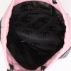 Chanel  Cambon handbag  in pink and black quilted leather - Detail D8 thumbnail